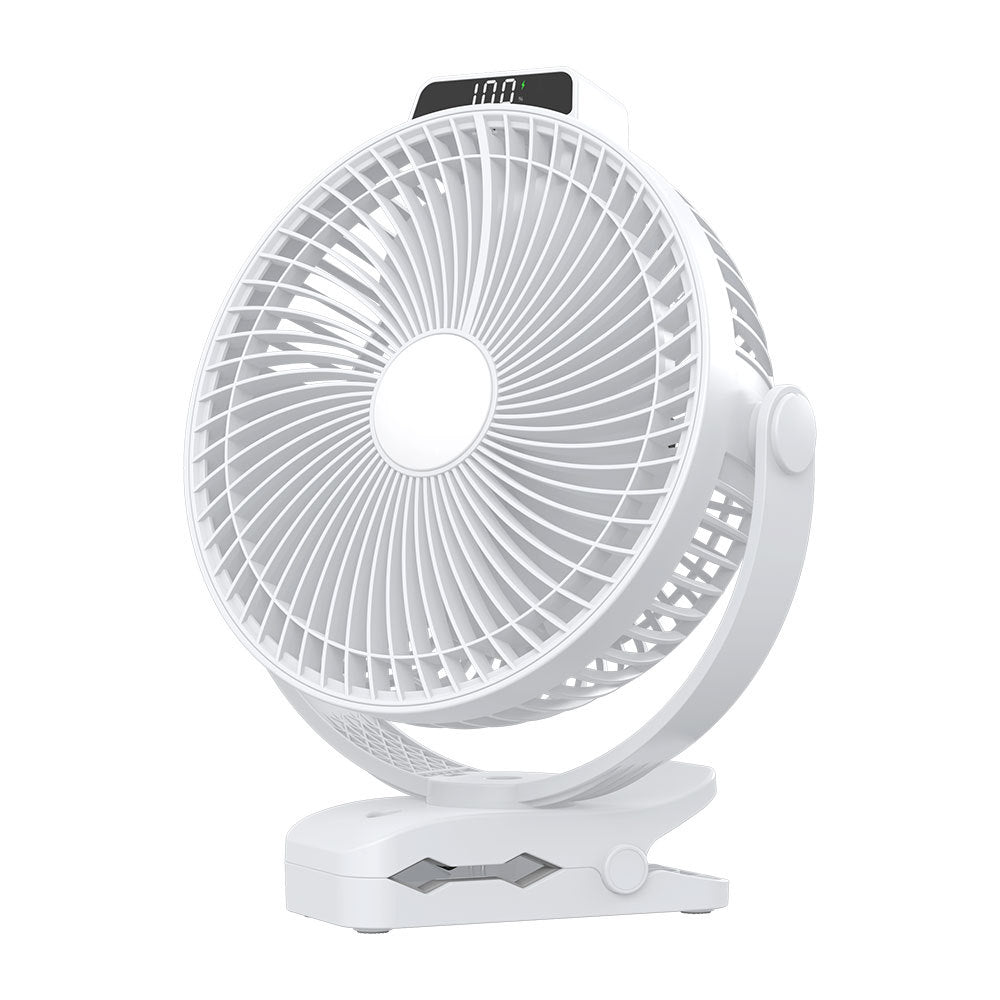 Unisex Clip-On Rechargeable Desk Fan Brehn