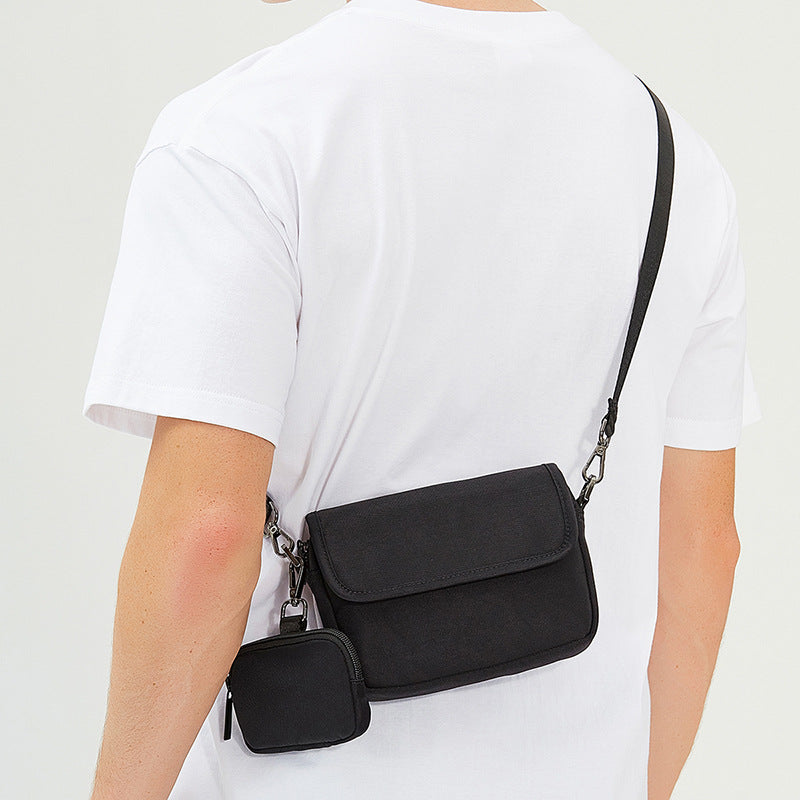 Dual-Compartment Utility Messenger Bag Brehn