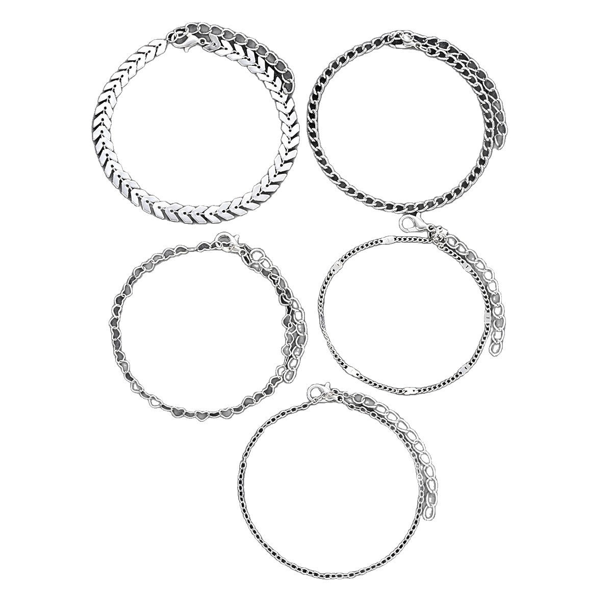 Mehrlagiges Kettenarmband-Set Brehn