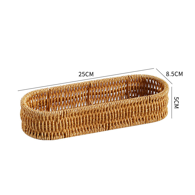 Oval Woven Storage Tray Brehn