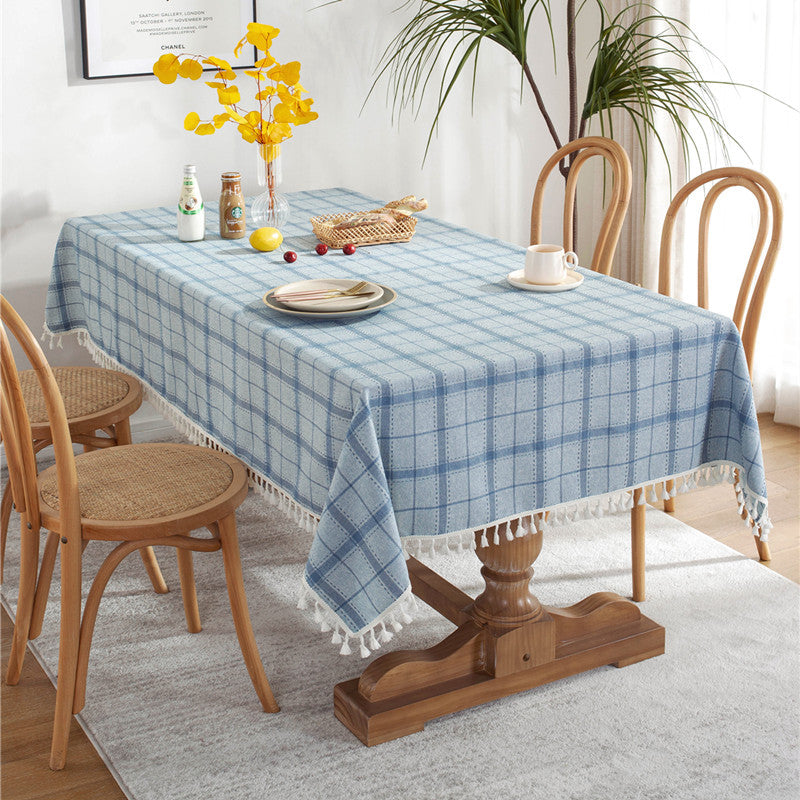 Gemütliche kariert Tischdecke