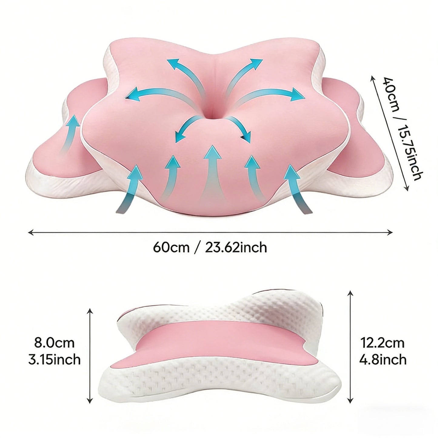 Innovatives 3D-Komfortschlafkissen Brehn