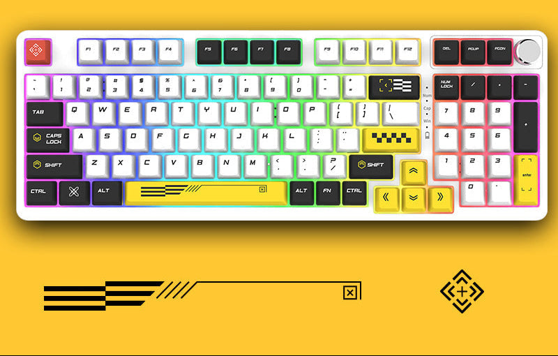 RGB Mechanische Gaming-Tastatur mit Hot-Swap-Funktion Brehn