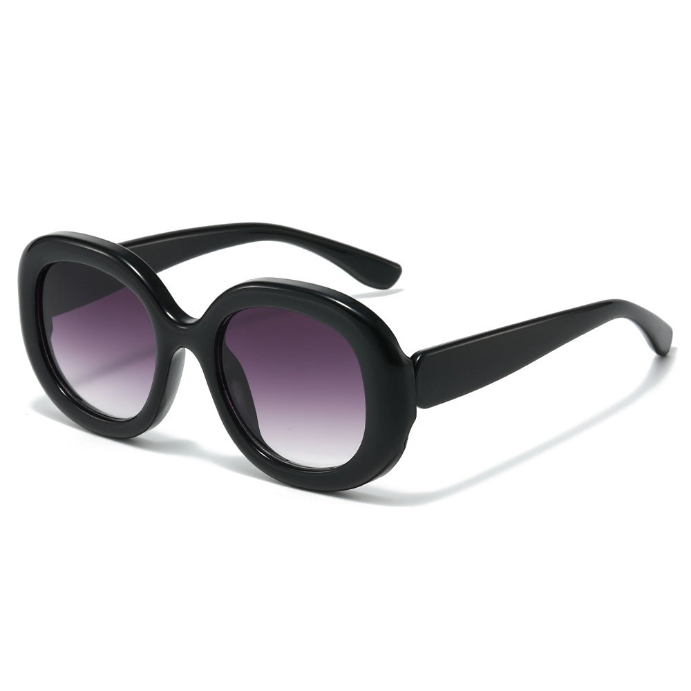 Modebewusste Retro-inspirierte runde Sonnenbrille Brehn