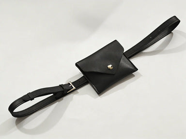 Leder Mini Pouch Gürteltasche Brehn