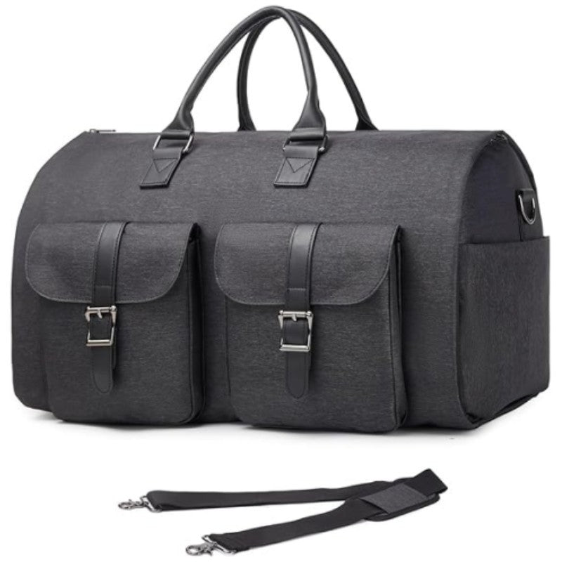 Elegante Reisetasche Im Vintage-Look mit Mehreren Taschen Brehn