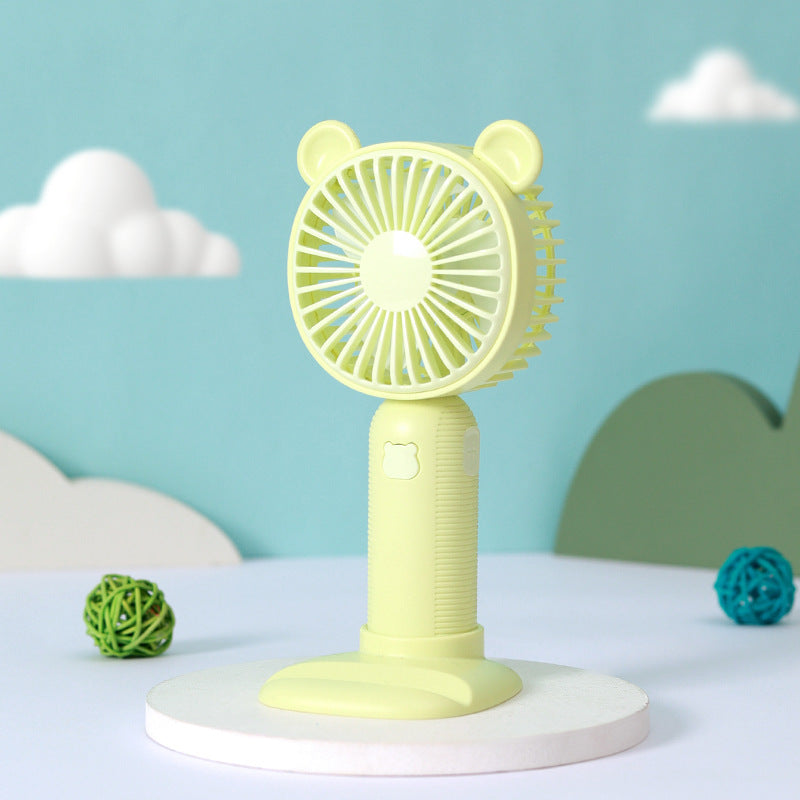 Unisex Tragbarer Tischventilator im niedlichen Bären-Design Brehn