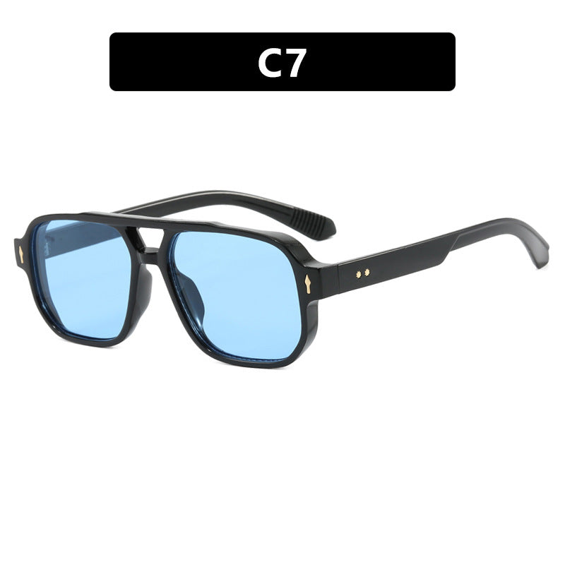 Damen modische quadratische Sonnenbrille mit luxuriösen Details Brehn