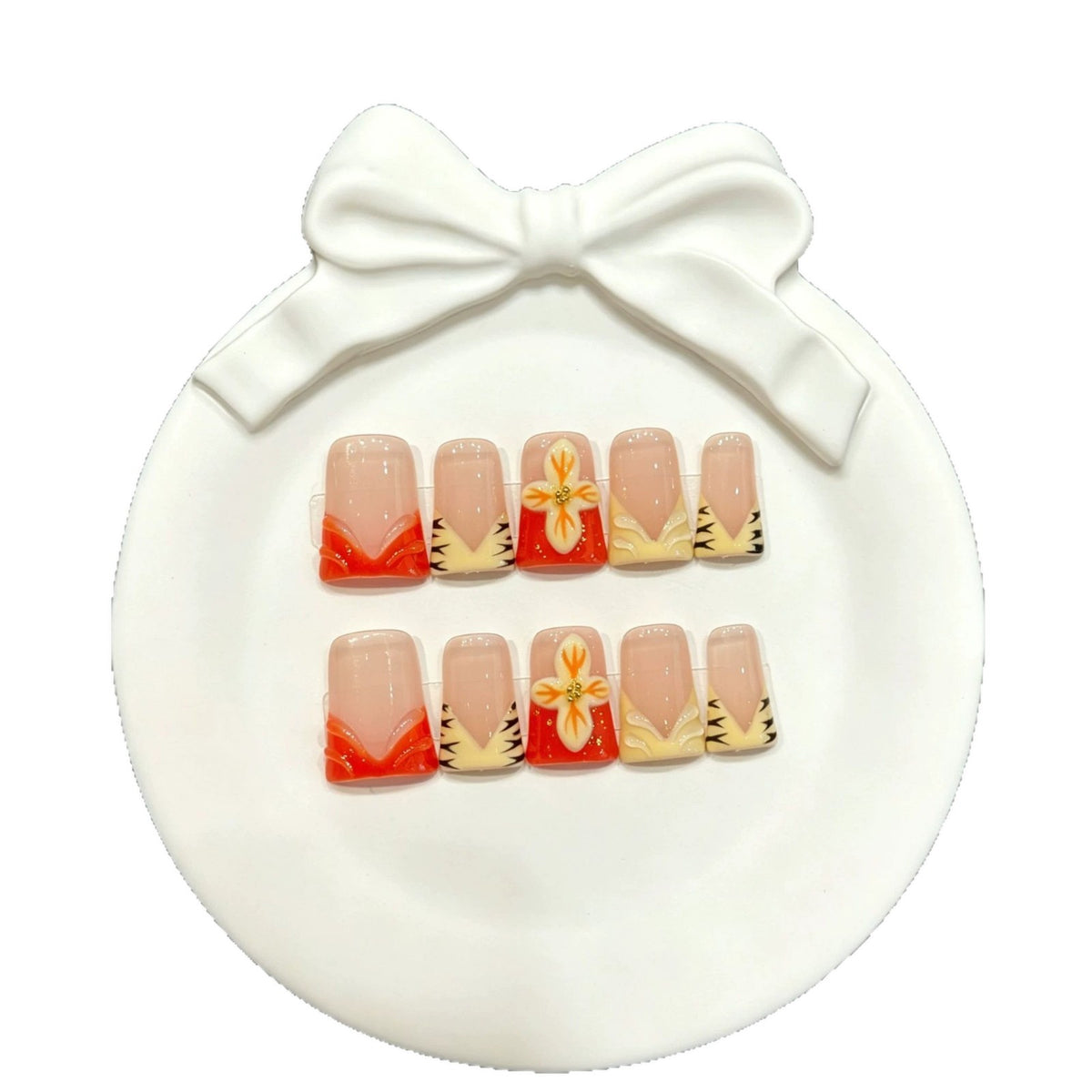 Dekorative Künstler Nagelset zum Aufkleben