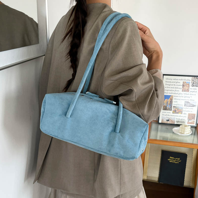 Elegante Wildleder-Handtasche