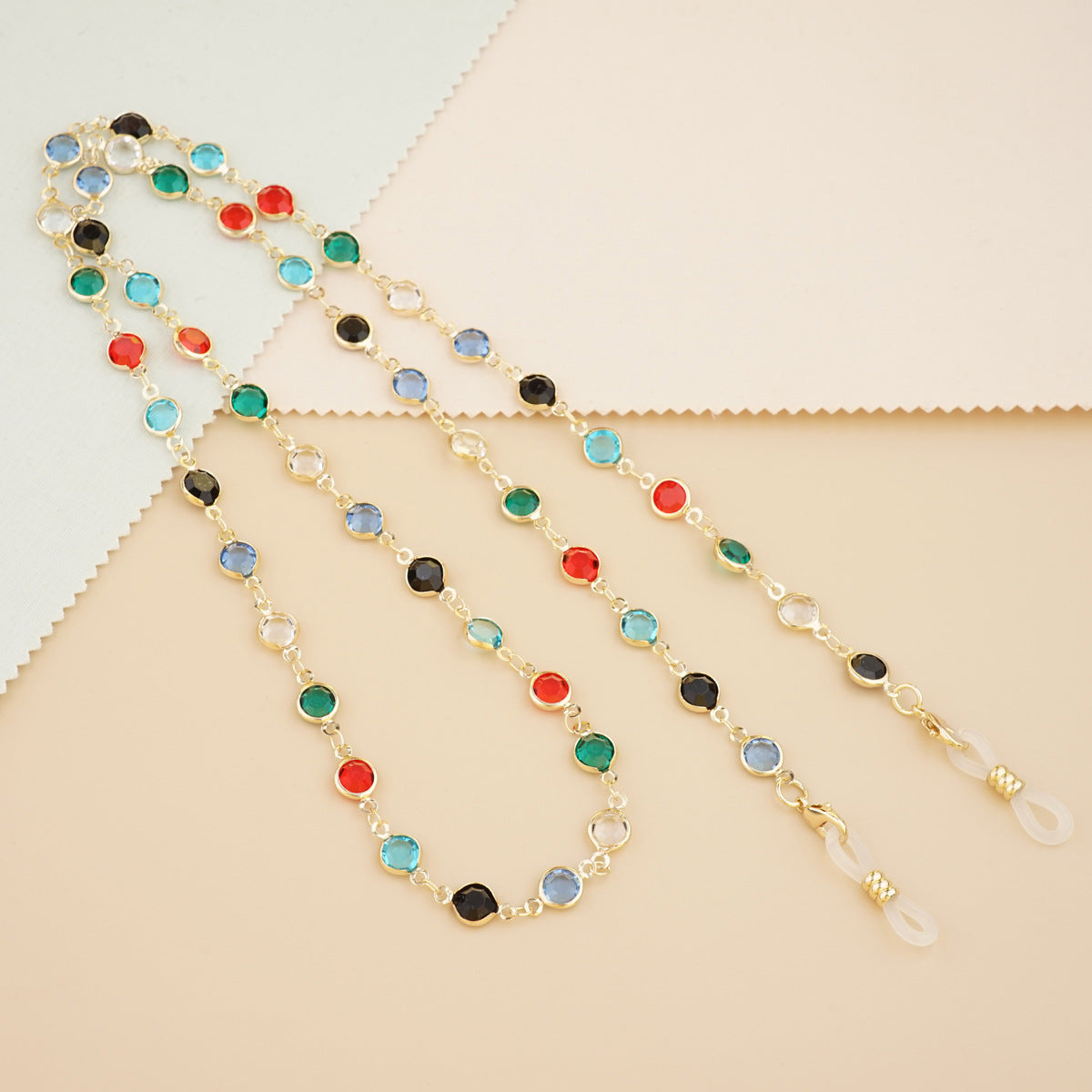 Edelstein-betonte Brillenband Brehn