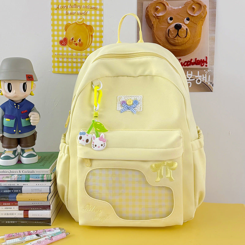 Trendiger Grafikdruck Rucksack