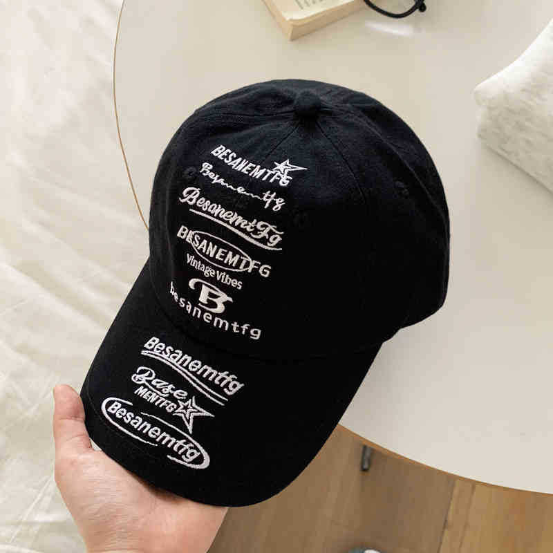 Herren Vintage Grafik Logo Baseballkappe Brehn