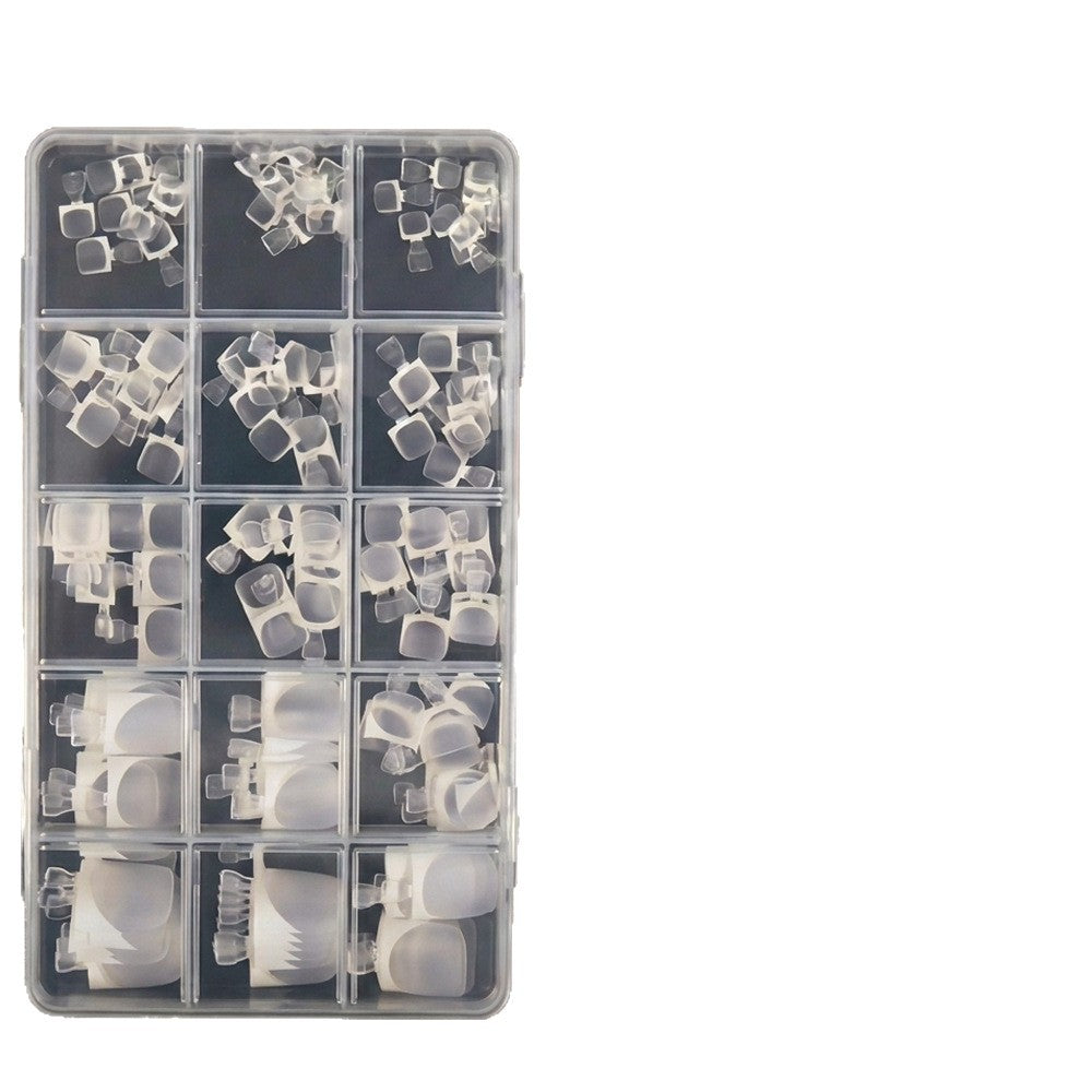 Premium French Tip Gel Fußnagel Kunst Set Brehn