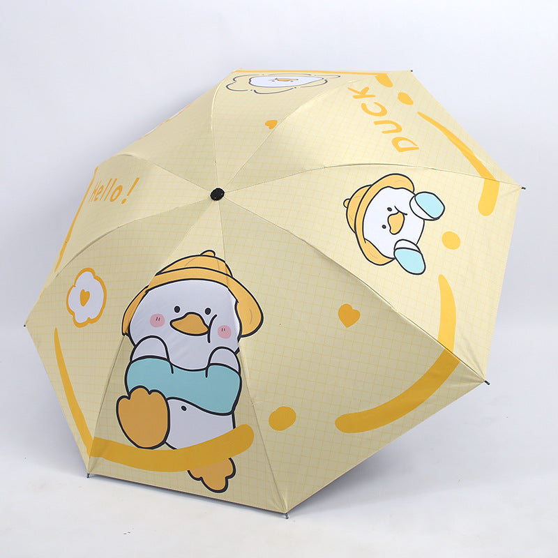 Damen Falt-Regenschirm mit niedlichem Tierdesign Brehn