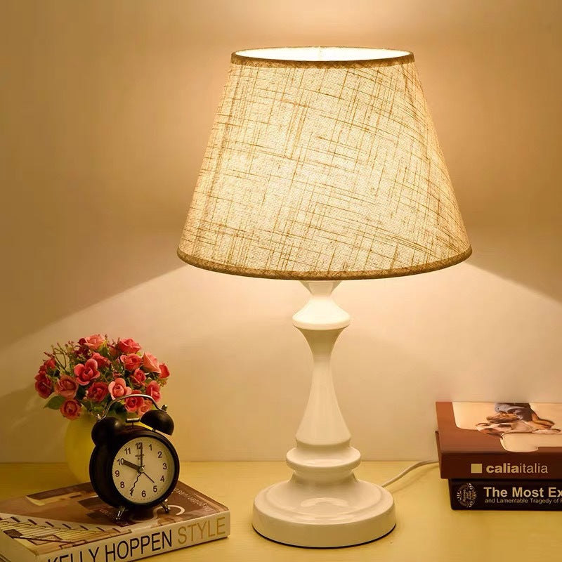 Touch-Control Stoffschirm Tischlampe