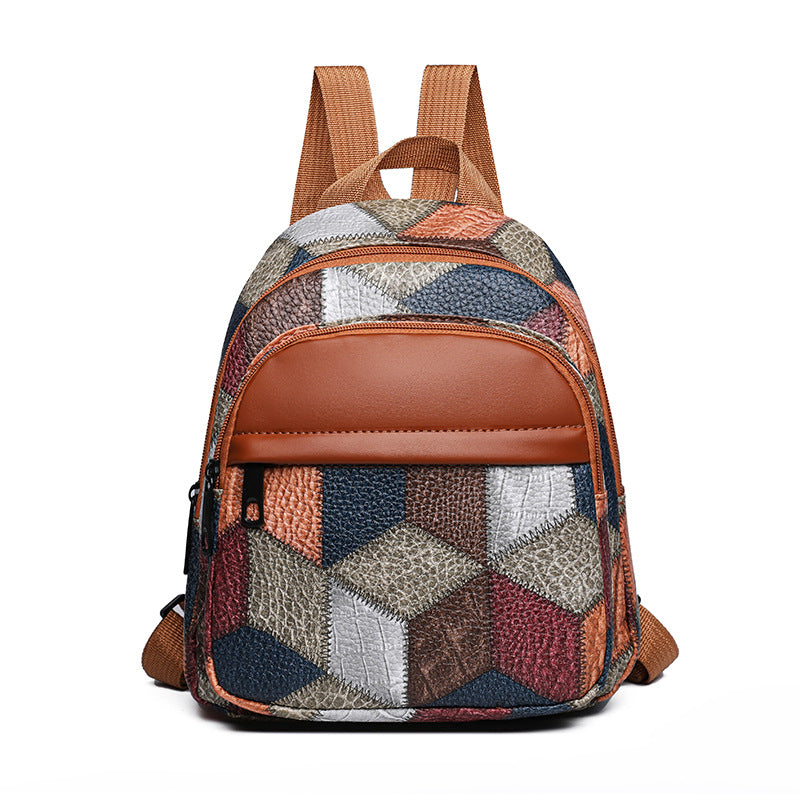 Geometrisch gemusterter Mode-Rucksack Brehn
