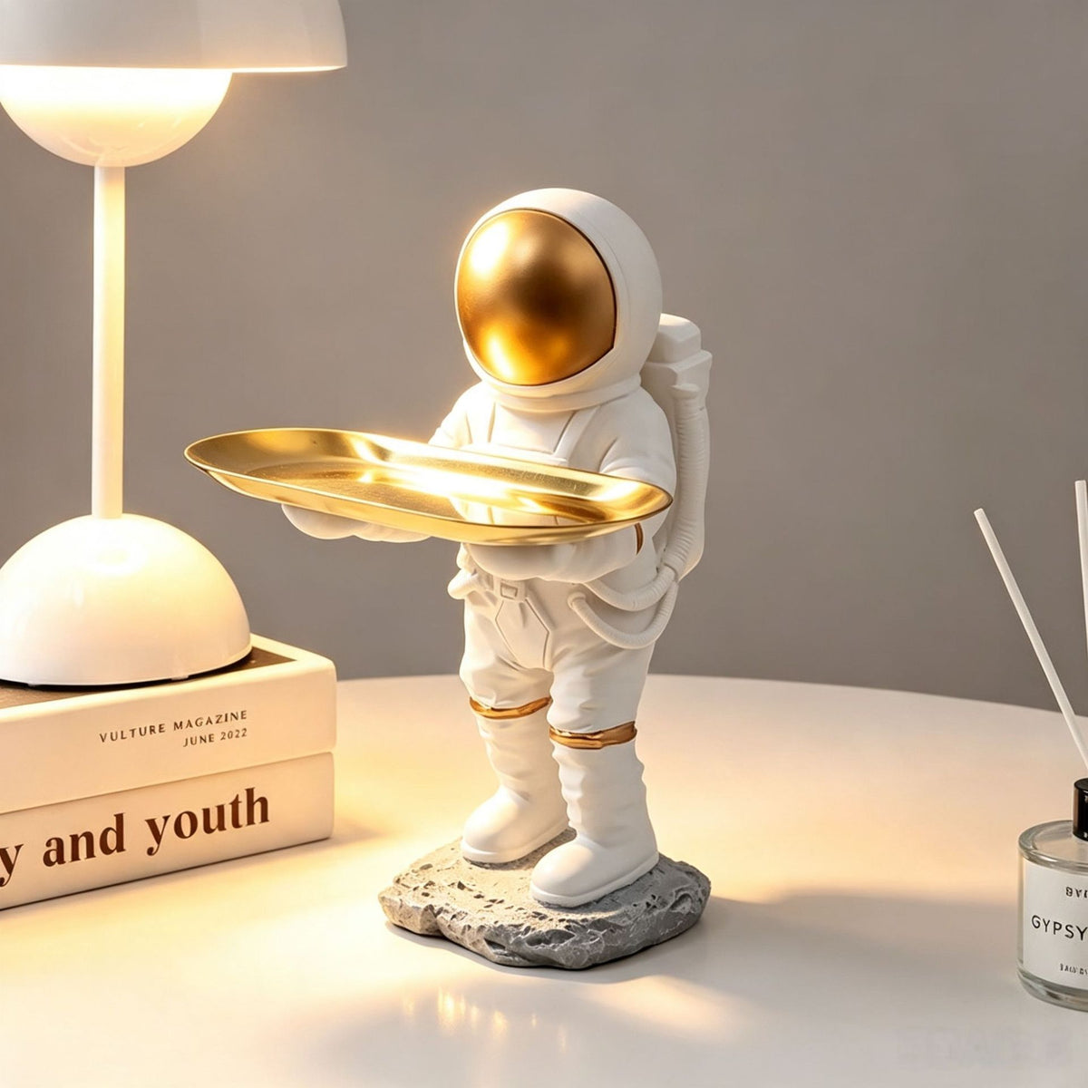 Astronaut Servier Tablett Halter für die Heimdekoration