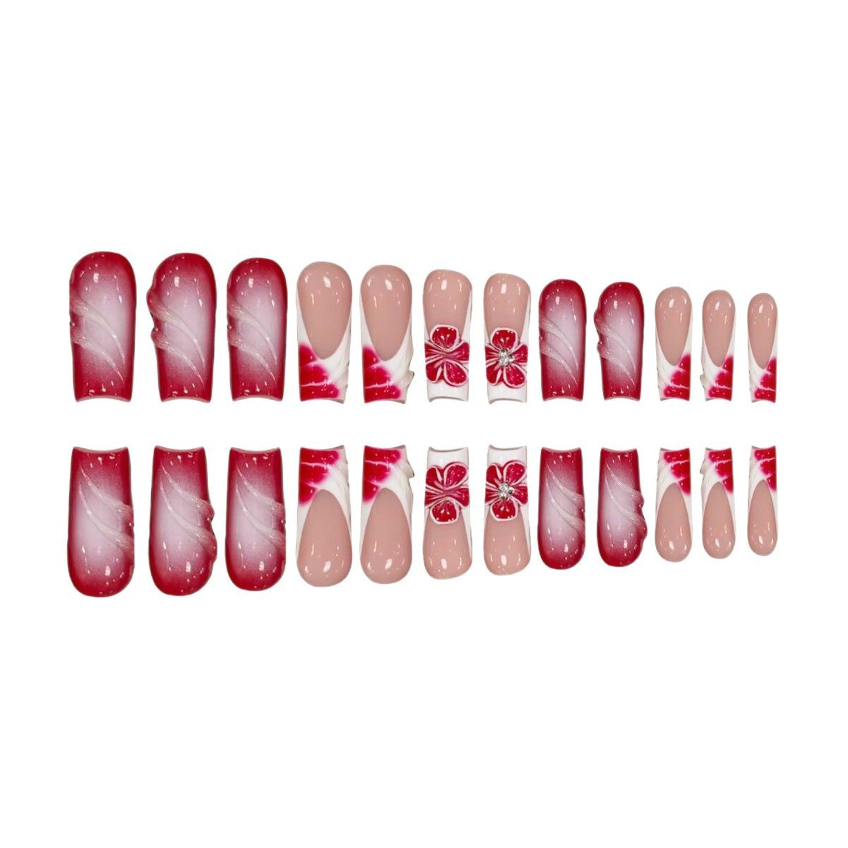 Artistic Premium Press-On Nail Art Brehn