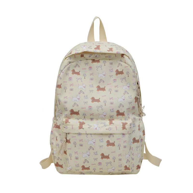 Rucksack mit Verspieltem Hundemuster Brehn