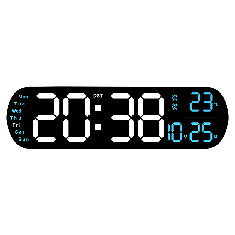 Digitaler LED-Wecker mit großem Display und Temperaturanzeige Brehn