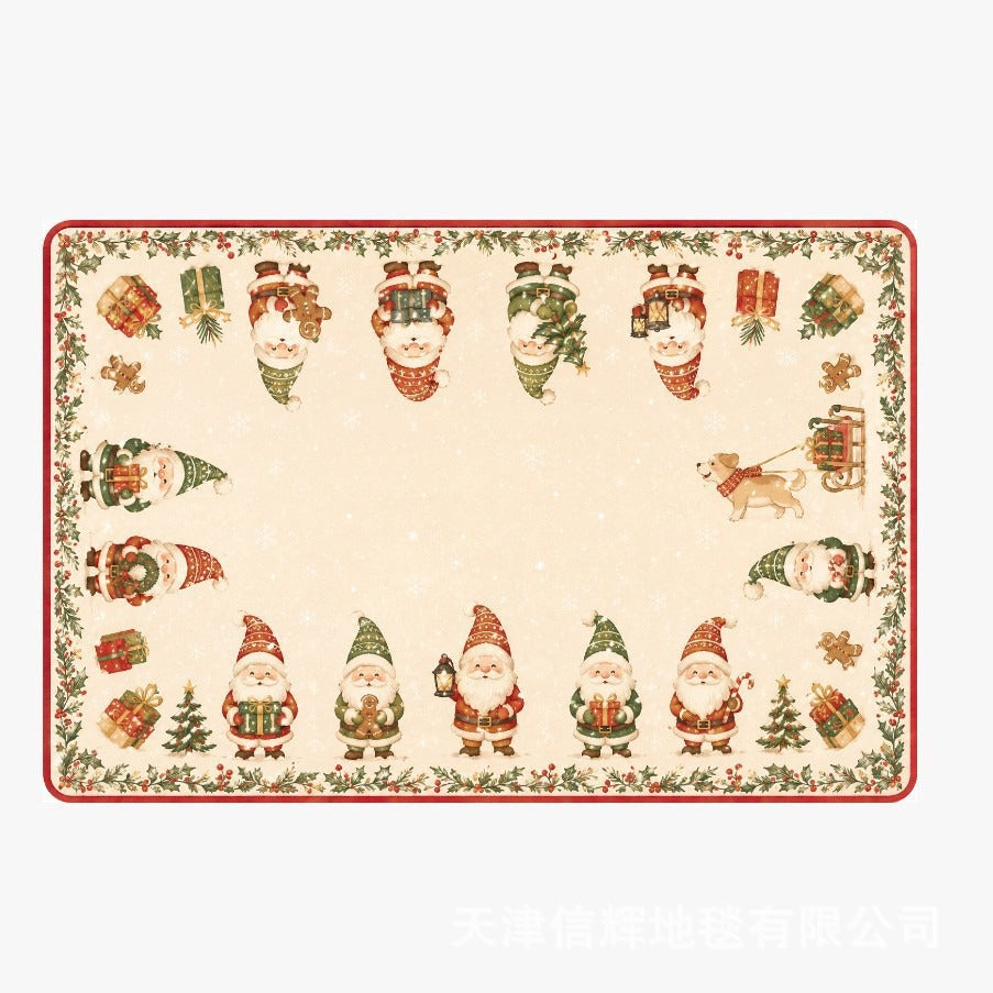 Festliches Weihnachtsmotiv Türmatte Brehn