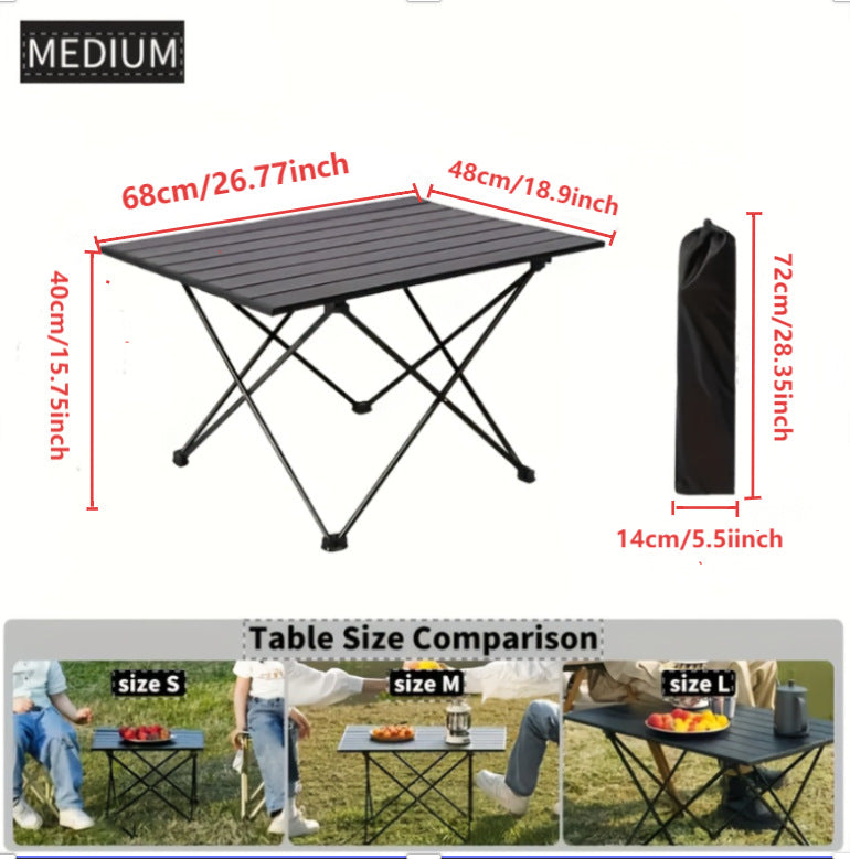 Damen Leichter Campingfaltisch Brehn