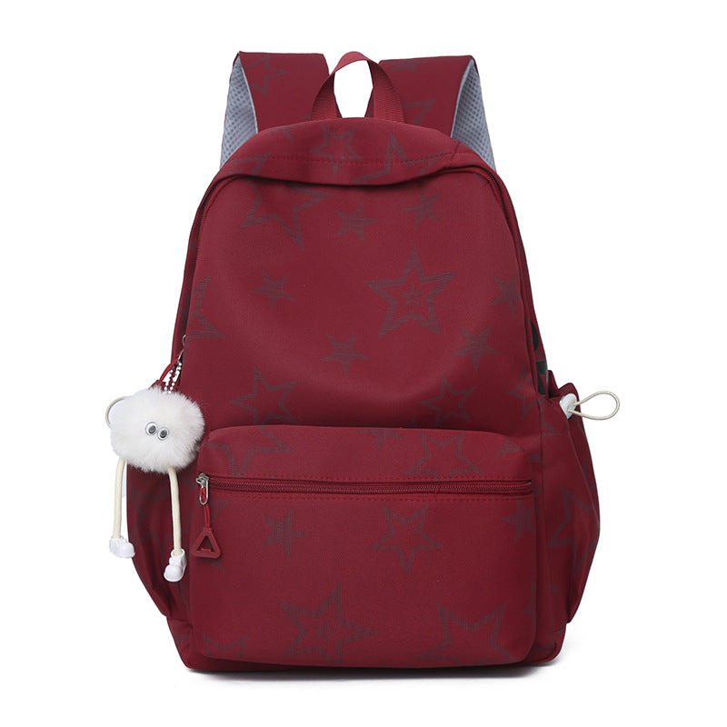 Stern-Bestickter Lässiger Rucksack Brehn