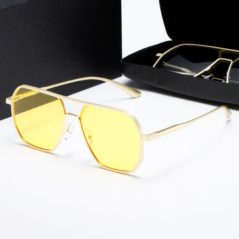 Damen Innovative modische Sonnenbrille mit rechteckigem Rahmen Brehn
