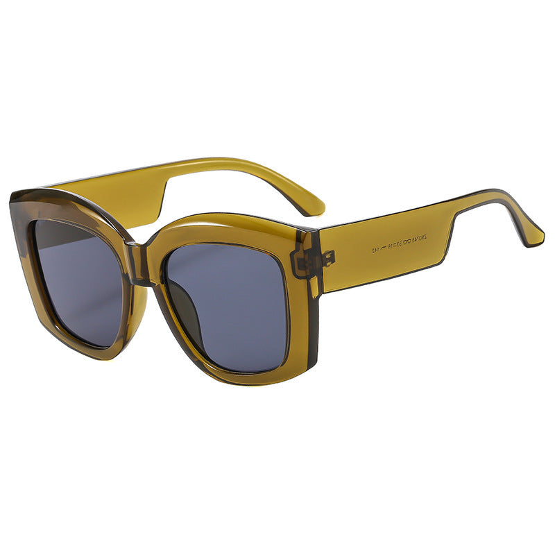 Damen Oversized Sonnenbrille mit kreativem Design und hochwertigem UV-Schutz Brehn