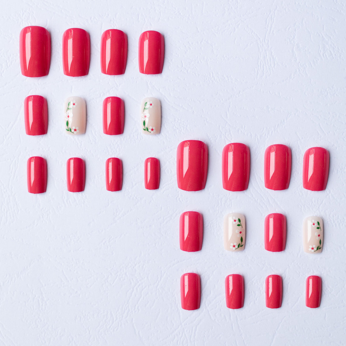 Blumenakzent Nagelkunstset