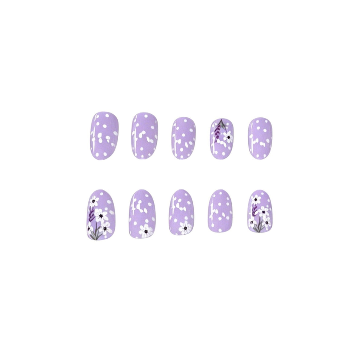 Floral Art Press-On Nail Set Brehn 1789915378