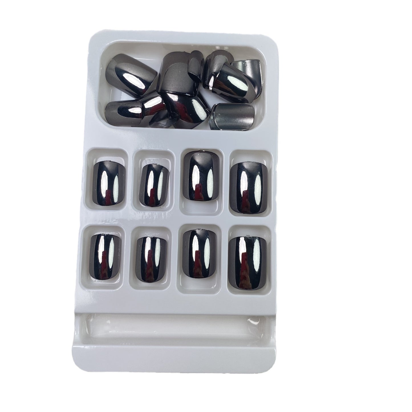 Premium Glänzendes Press-On Nagelset Brehn
