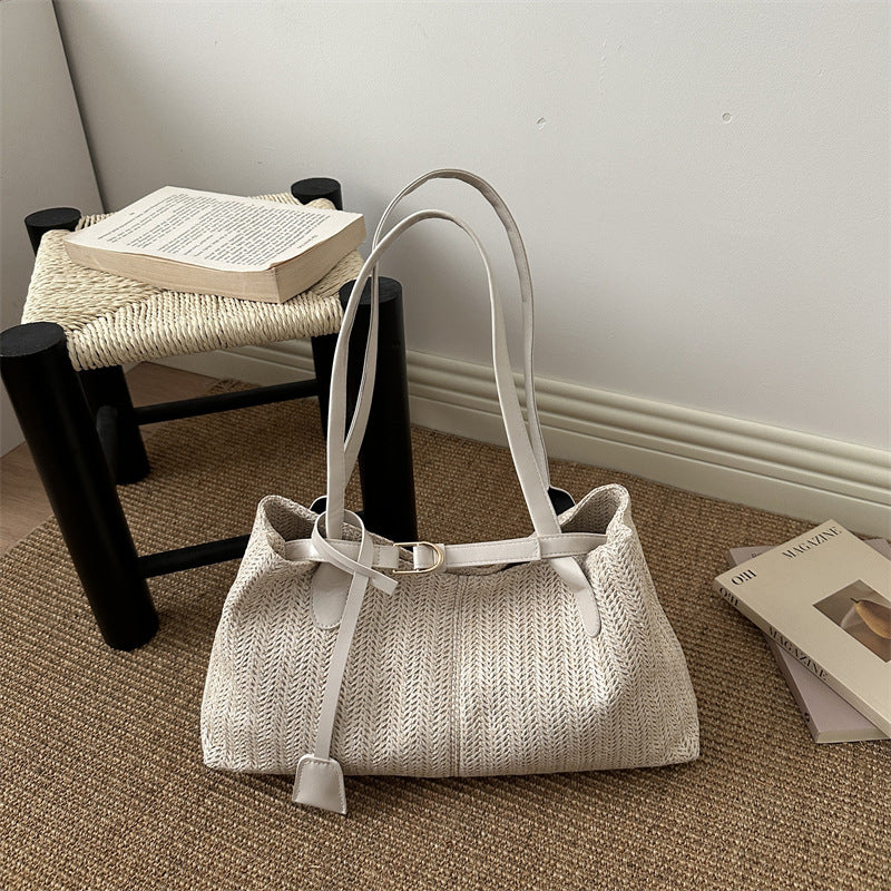 Gewebte Strohtasche