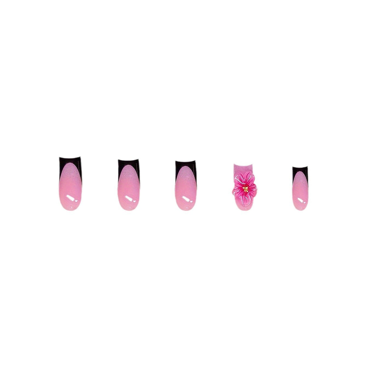 Floral Decorative Press-On Nagelkunst Brehn
