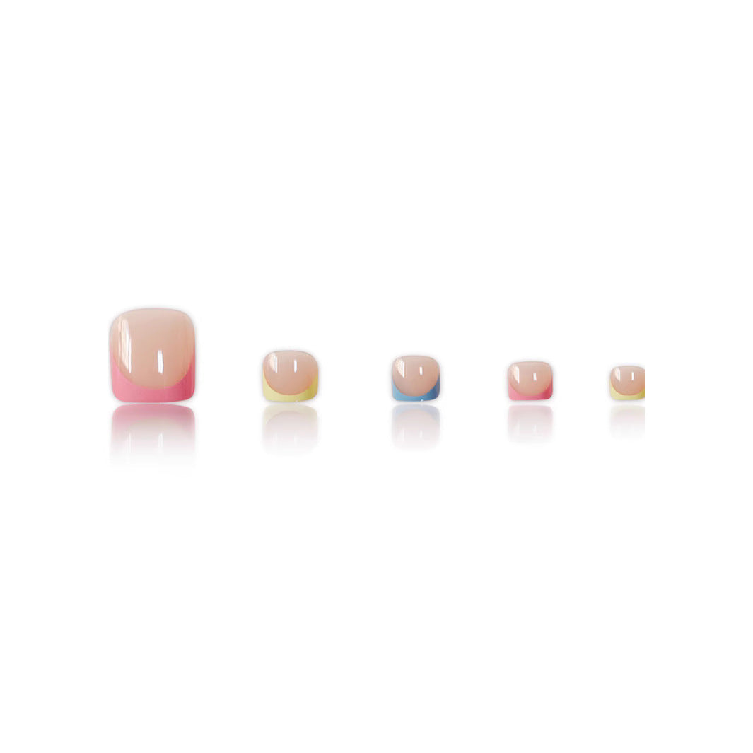 Dekoratives French Tip Nail Art Set Brehn