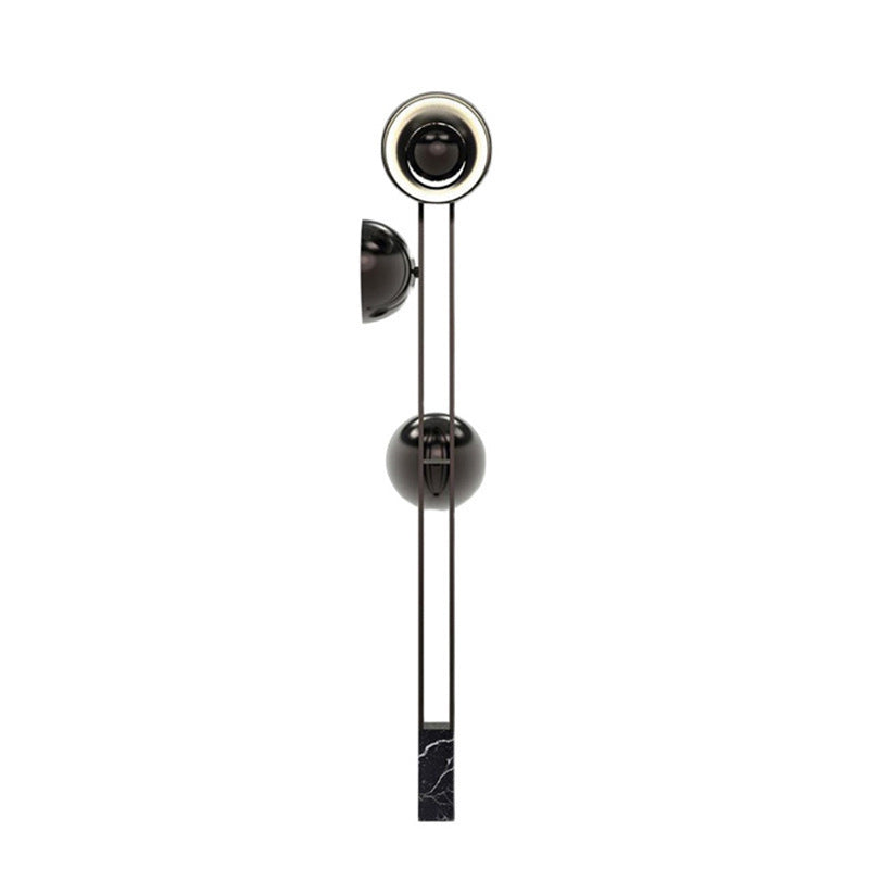 Moderne Stehlampe mit Marmorbasis