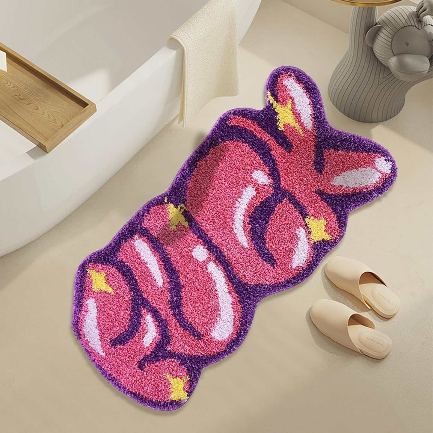 Cute Bunny-Förmige Badmatte Brehn