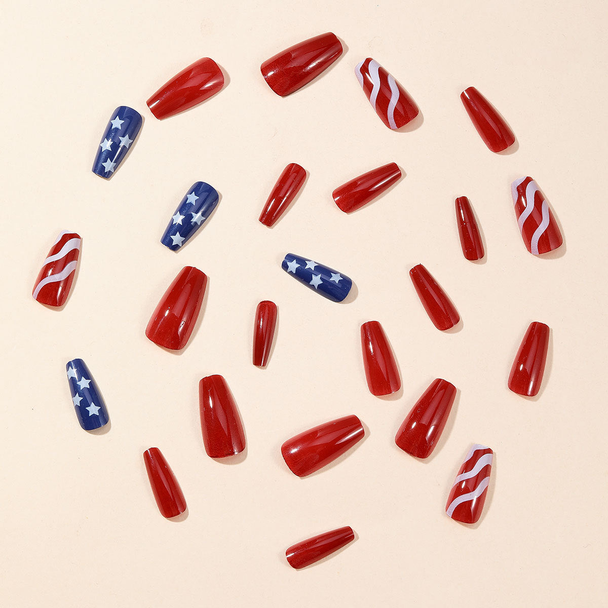 Patriotisches Nagelkunstset Brehn
