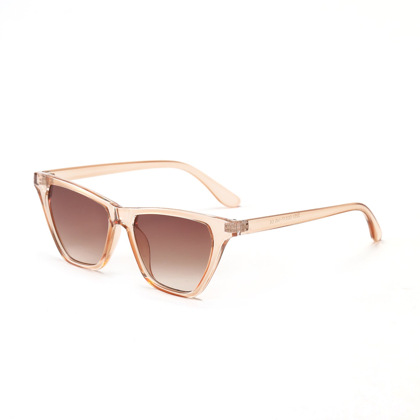 Damen Cat-Eye Sonnenbrille mit modernem, durchscheinendem Rahmen Brehn