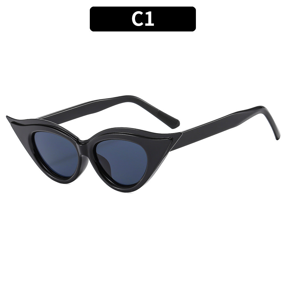 Modische Retro Katzenaugen-Sonnenbrille