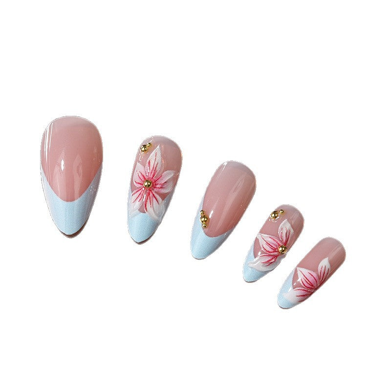 Floral Art Design Press-On Nagelset Brehn