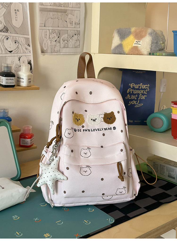 Niedlicher cartoon-themed Schulrucksack
