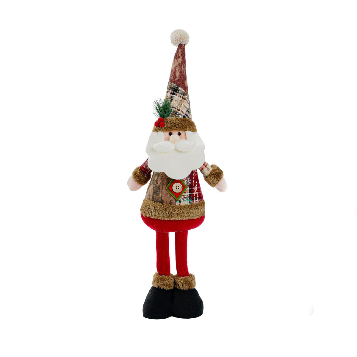 Dekorative Schneemann Figur im festlichen Design