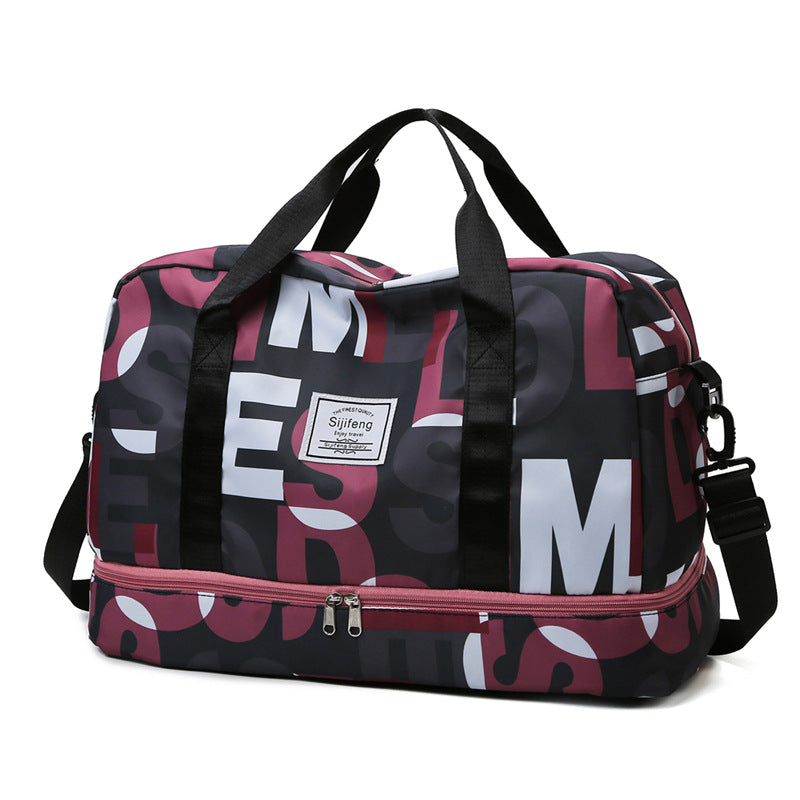 Stylische Grafikdruck Reise Duffle Tasche