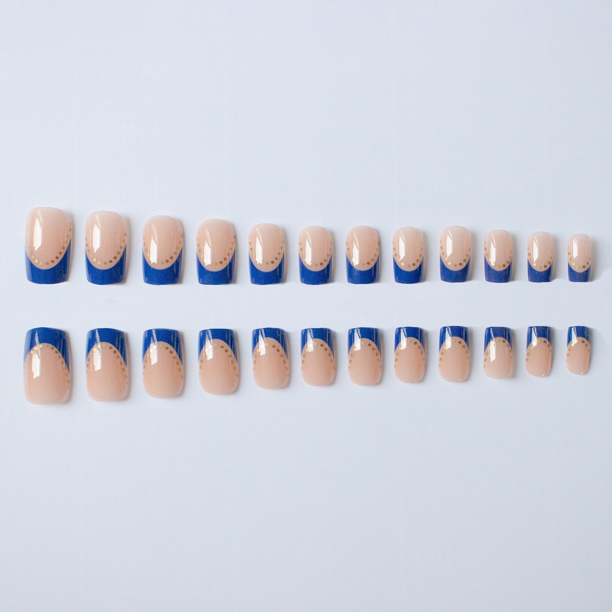 Elegantes French Tip Gel Nagel Kunst Kit