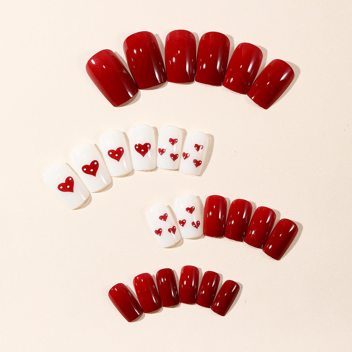 Herz-Themen-Nagelkunst-Set Brehn
