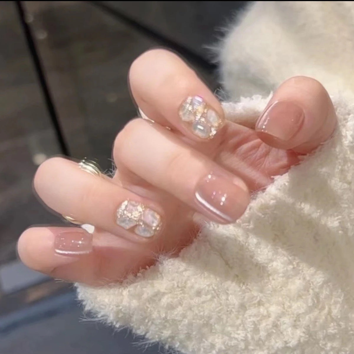 Glitzernde Nagelkunstset Brehn