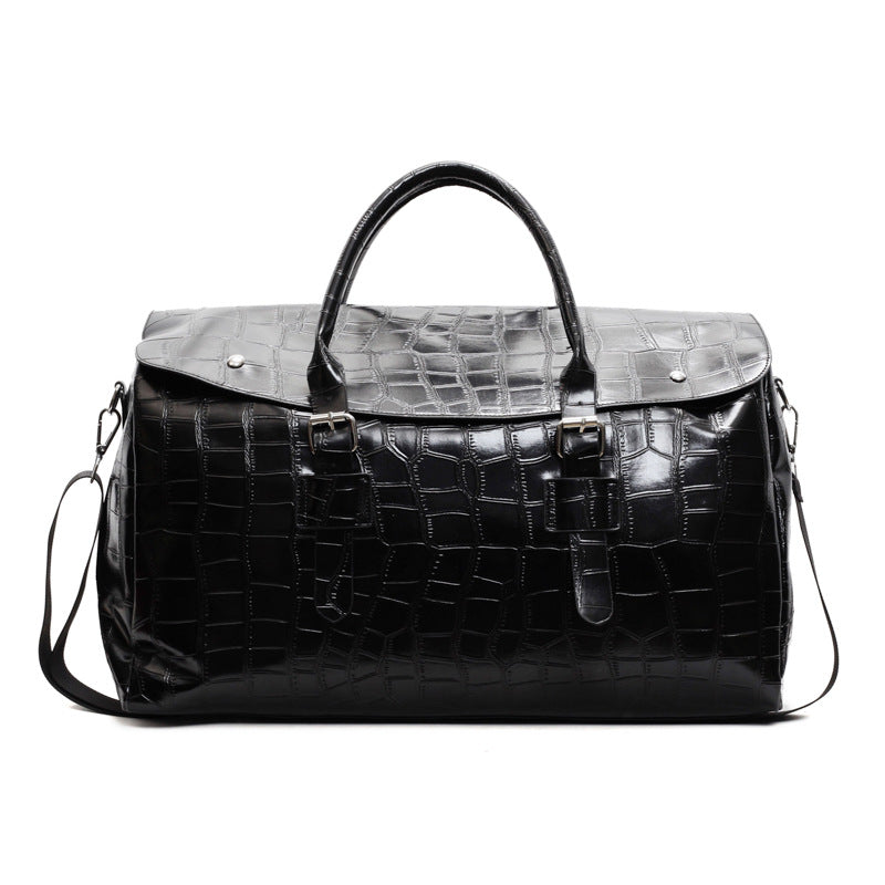 Krokodilstruktur Luxus Reise Duffle Tasche Brehn