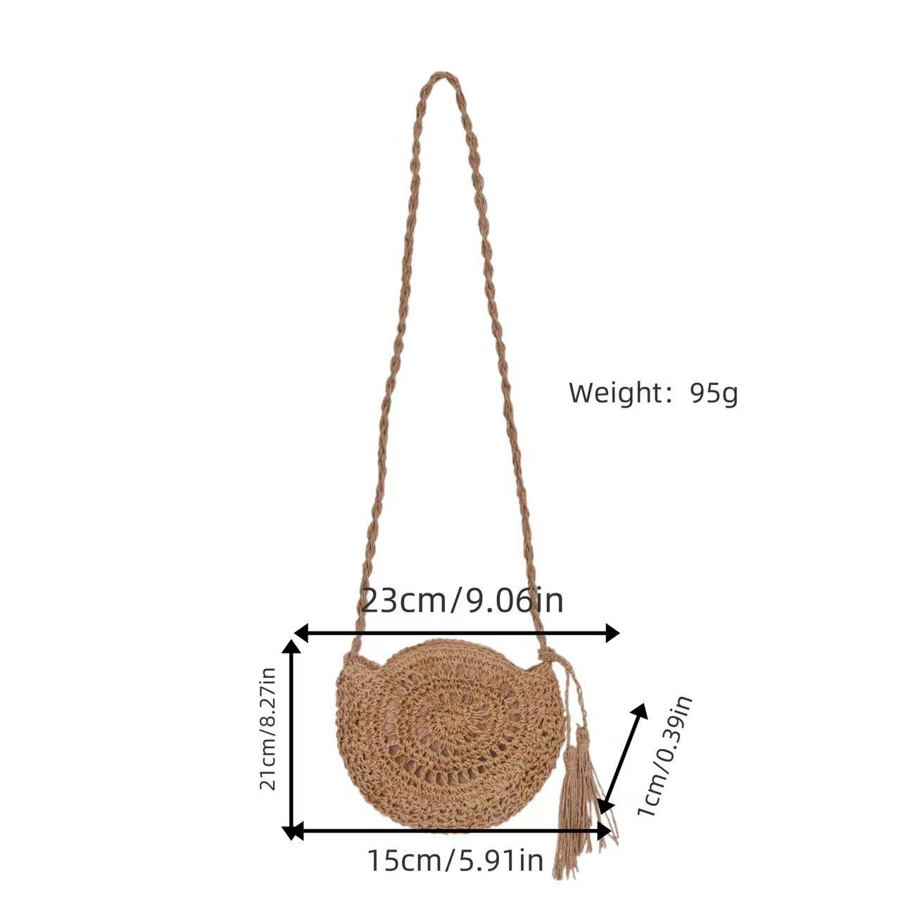 Handtasche Im Angesagten Makramee-Gestell Brehn